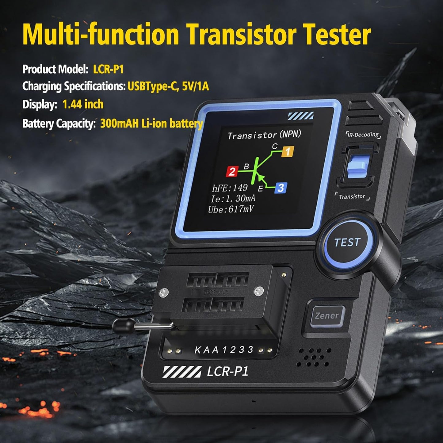 Multifunctional Electronic Component Tester
